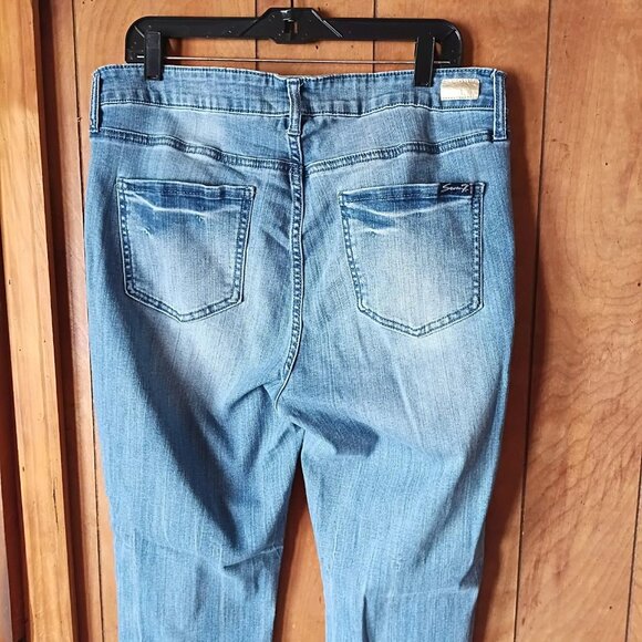 seven7 womens raw hem jeans size 14 - Picture 6 of 6